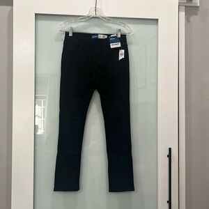 Old Navy Black Skinny Built In Tough Stretch Jeans, Size 10-12